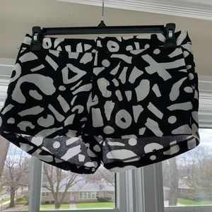 Urban outfitters black and white shorts